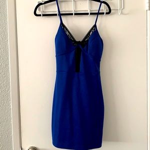 Foreign exchange bodycon lace back dress